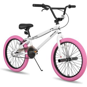 JOYSTAR Brockway Freestyle Kids BMX Bikes 20" 24" Kids Bicycles for 6-14 Years Old Boys Girls and Beginner-Level Riders 2 Pegs Multiple Colors