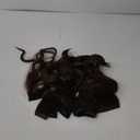 Real Remy Human Hair Clip in Hair Extensions Short Straight Thick Double Weft One Piece Hair Pieces for Thinning Invisible Hairpin Increase Women Men Hair Volume 8 inch#2 Brown 6 Pack