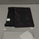 IBENZER Compatible with New MacBook Air 13 inch Case 2022 2021 2020 M1 A2337 A2179 A1932, Plastic Hard Shell Case with Keyboard Cover for Mac Retina Display with Touch ID, Black Marble, MAT13-BKMB+1