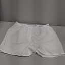 Fruit of the Loom Men's Tag Free Woven Boxer Shorts, Relaxed Fit, Moisture Wicking, Assorted Color (White, Pack of 1)