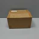 DBVR1W-1 Low Profile IN BOX Exterior Box, Outdoor Recessed Outlet Electrical Box for Wet Location, Recessed Non-Metallic Exterior Outlet Box with 2 Weatherproof Covers, Vertical, 1-Gang, Clear & White