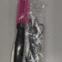 REVLON Silicone Bristle Heated Hair Styling Brush | Fast, Long Lasting Volume for Easy Styling | 1" Barrel for Full Body and Smooth Styles (Black/Pink)