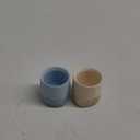 Moonkie Silicone Baby Cups 4 Months+ | Tiny Open Training Cups for Infants with Confetti Sprinkles | Baby-Led Weaning Essential | 2 oz (Ether/Ivory, 2 Pack)