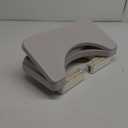 Foldable Toilet Stool Squat Adult, 7" Height Adjustable Poop Stool for Bathroom, Portable Squatting Potty Toilet Step Stools for Adults, Ergonomic Foot Stools for Travel, Gray (1 Pack)