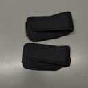 Sotfamily Sunglass Holder for Car Visor, Suede Cloth Magnetic Sunglass Organizer for Car Accessories, 2 Packs, Black