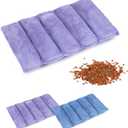 SuzziPad Heating Pad Microwavable, 6.5x12” Reusable Heat Pads for Discomfort Reduction, Moist Heated Pack, Muscle Ache, Soothing Back, Neck and Shoulder Fatigue, Warmer Hot Packs (Purple)