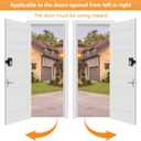 QIBOX Anti-Theft Video Doorbell Mount Compatible with Video Doorbell 4/3/3 Plus/2/1/(2020 Release), Adjustable No-Drill Mounting Bracket Wedge Adapter Holder Accessories for Home Rentals Office Room