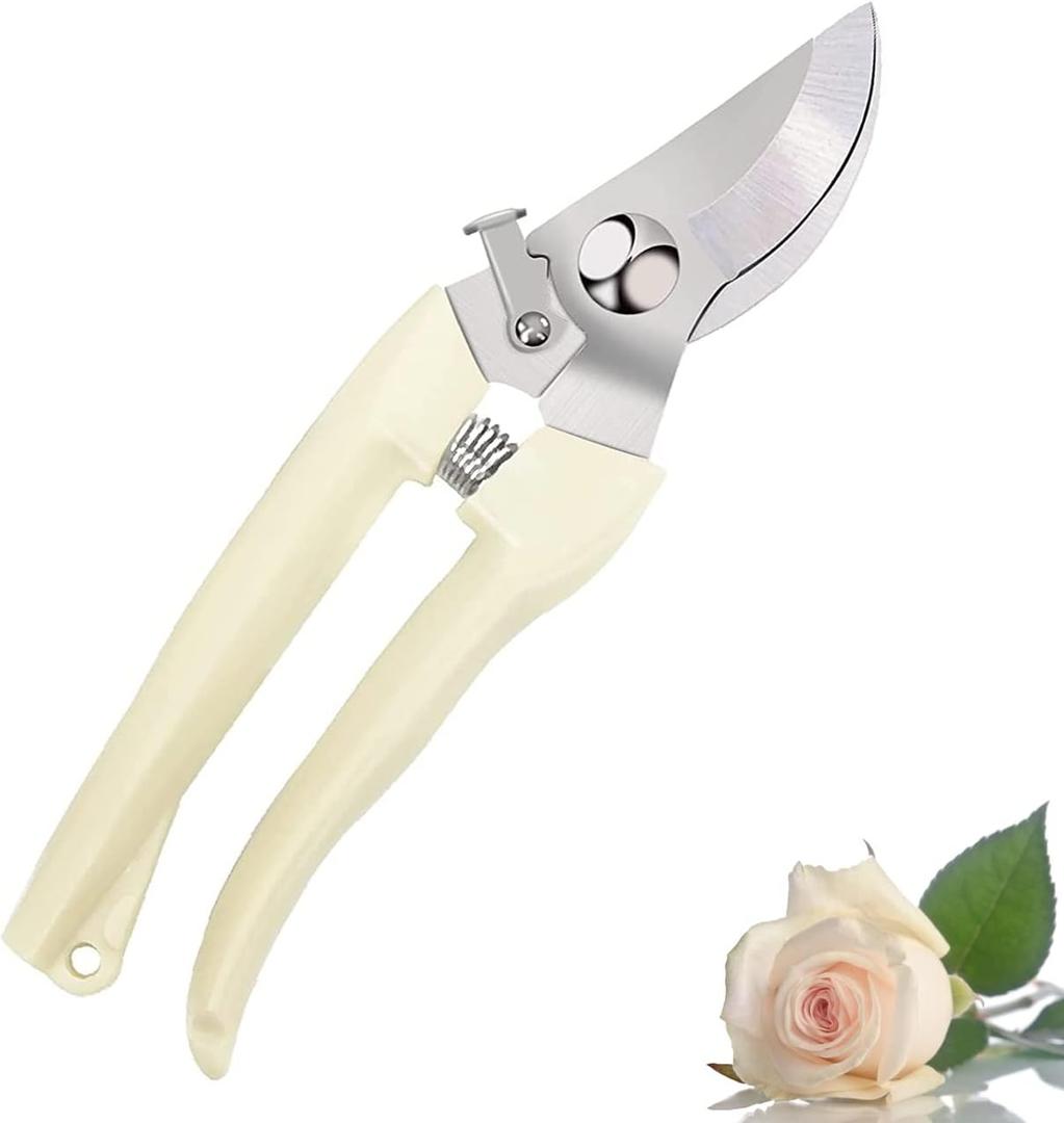 Leize Flower Scissors Set, 2 Pack Premium Thickened Stainless Steel Floral Shears, Strong Pruner for Flowers, Branches and Leaves, Upgrade Leize Flower Scissors Set, 2 Pack Premium Thickened Stainless Steel Floral Shears, Strong Pruner for Flowers, Branches and Leaves, Upgrade