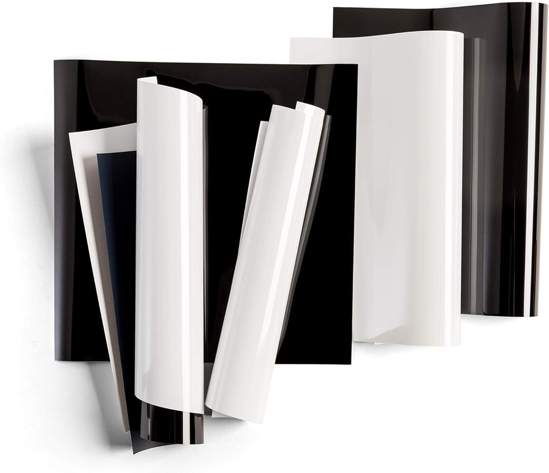 Cricut Everyday Iron On - 12 x 12" 6 Sheets - Includes Black & White - HTV Vinyl for T-Shirts - Use with Cricut Explore Air 2/Maker - Basics Bundle (Basic Value Pack)