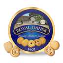 Royal Dansk Danish Butter Cookies, Premium Assorted Cookies in a Gift Tin, Great for Sharing and Gifting, 24 oz, BBD 09/08/2027