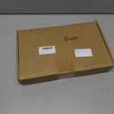 Poen 4 Pairs Toddler Ice Skates, Kids Adjustable Double Runner Ice Skates with Hook and Loop Fastener Straps, Black Toddler Skating Shoes Double Blade for Winter Kids Training Shoes Beginner Youth