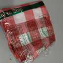 Gingham Print Table Runner 13X108 Inch,Red and White Checkered Geometric Modern Table Runners,Modern Vintage Style Grid Plaid Kitchen Dining Table Decoration for Home Party Decor,Waterproof