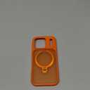 CASEKOO Orange for 17 Pro Case with 360 Spin Magnetic Stand [Camera Protection] [18FT Military Grade Protection] [Fit for MagSafe] Ring Grip Slim Matte 17 Pro Case 6.3 Inch