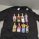 Christmas Champagne T-Shirt Cool Glass Coquette Bottle Sweatshirt, S