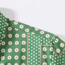 Hawaiian Shirt for Men, Beach Shirts for Men, Tropical Shirts Short Sleeve Floral Casual Button Down (Green, S)