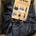 REALEAD Heated Camping Chair - Fully Thick Padded - Heated Chairs for Outdoor Sport with Back and Seat Heating - Heated Outdoor Chair for Adults - Battery NOT Included