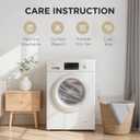 Joydeco 100% Blackout Curtains for Bedroom 84 Inch Long, Linen Black Out Curtains 2 Panels Set With Grommet for Living Room Window, Thermal Insulated Full Light Blocking Drapes Privacy Protection,52"W