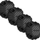 Pelican Marine 4-Pack AirTag Holder Waterproof IP68 - Air Tag Case w/ 3M Adhesive Sticker - Shockproof AirTag Cover - Hidden Air Tag Holder Stick On Mount for Travel Luggage Bike Car Remote - Black