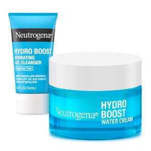 Neutrogena Hydro Boost - Paquete de cuidado de la piel, crema hidratante facial Hydro Boost sin frag