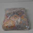 Lahome Moroccan Washable Runner Rug 2x10, Kitchen Runners for Hallways Rubber Backing Ultra-Thin Vintage Hallway Rug Non-Slip Stair Carpet for Entryway Bedroom Laundry Room, Cream/Multi