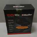Mueller Heart 5 Waffle Maker, Waffle Iron, Adjustable Browning Control & Nonstick, Cool Touch Handle, Easy to Clean, Small Kitchen Appliances
