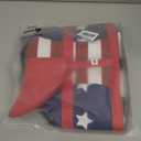 Malier Dog Life Jacket, High Buoyancy Shark Swimsuit, Ripstop American Flag, Medium, Red & Dark Blue Medium