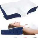 Adjustable Neck Pillows for Pain Relief Sleeping, Enhanced Ergonomic Contour Shoulder Support, Cooling Cervical Memory Foam Pillows, No Smell Orthopedic Bed Pillow for Side Back Stomach Sleeper