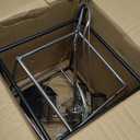 Modern 3-Lights Pendant Light Fixture Mid Centry Modern Geometric Pendant Lighting for Kitchen Island Vintage Black & Chrome Chandelier for Dining Room, Bedroom, Lving Room