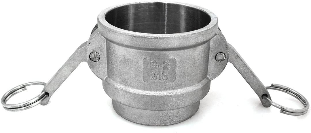 heyous Stainless Steel Camlock 2" Cam and Groove Fitting Female Coupler x Female NPT Cam Lock Fittings Camlock Coupling heyous Stainless Steel Camlock 2" Cam and Groove Fitting Female Coupler x Female NPT Cam Lock Fittings Camlock Coupling