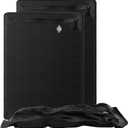 2PC Professional Vacuum Bags for Travel, Dobaly IP67 Reusable Vacuum Compression Bags for Suitcases and Backpack Space Saver Vacuum Bags Lightweight&Durable(2 Large No Pump, Black)