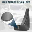 Mud Flap Splash Guard for Buick Encore Sport Utility 2013-2022 Durable | Front & Rear Side Mudflaps with Mount Accessor 1 Set