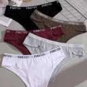 FINETOO Cotton Underwear for Women Cheeky Panties Sexy Hipster Bikini Underwear Elastic Waistband Stretch Briefs 5 Pack (XL)