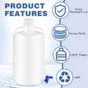 Maxdot 1 Pcs 1.3 Gallon Plastic Dispenser Carboy with Spigot Leak-Proof, Durable Hdpe, Plastic 5l Reusable Liquid Storage Solution for Lab, Pharmaceutical, and Industrial Use