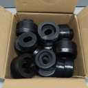 7-141 Body and Cab Mount Bushing Kit Compatible with 1999-2014 Chevy Silverado & Sierra 1500/2500 2WD/4WD Polyurethane Body Cab Mounts & Washers (Black 24PCS)