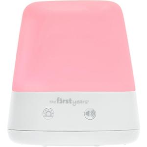The First Years Sunset Baby Soother Night Light and Sound Machine - Red Kids Sleep Training Aid for Toddlers - Supports Natural Melatonin Production (Small)