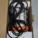250W LED Temporary Work Light 37,500 Lumens Construction Lights 5000K Portable Linkable IP65 High Lumen Super Bright Durable Job Site Lighting with ON/Off Button for Indoor and Outdoor Area Lighting