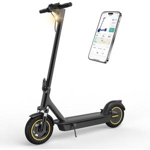 Maxshot Electric Scooter, 350W/500W Powerful Motor, 19-22 MPH Max Speed, 15-28 Miles Range, Foldable escooter with Dual Braking Systems, Smart APP