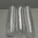 Lilymicky [100 Sets 16 oz Clear Plastic Cups With Dome Lids, Disposable Plastic Drinking Cups, 16 oz Parfait Cups for Ice Coffee, Smoothie, Bubble Boba