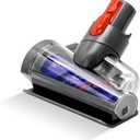 Mini Motorized Tool Brush Head for Dyson V7 V8 V10 V11 V15 Cordless Vacuum Cleaner Head Anti-Tangle Pet Hair Attachment for Bed, Couch, Car, Carpet &Curtain