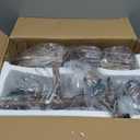 Nintiue Dimmable Floor Lamp,3x800LM LED Bulbs Included, Farmhouse Industrial Floor Lamp Standing Tree Lamp with Teardrop Cage Head Tall Lamp for Living Room Bedroom Office Dining Room - Matte Brown