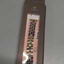 Wearlizer Metal Band Compatible with Apple Watch Bands for Women 40/38/41/42/44/45/46/49mm, Enamel Stainless Steel Strap for iWatch Series 11-1 SE/Ultra (Gold/Black)