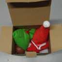 DELIFUR Santa Dog Costume Christmas Pet Clothes Santa Claus Riding Pet Cosplay Costumes Party Dressing up Dogs Cats Outfit for Small Medium Dogs (Medium)