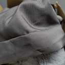 KSIIA Orthopedic Dog Bed Dog Crate Bed Waterproof for Large Dogs Deluxe Plush Washable Pet Mat with Egg Crate Foam & Removable Cover, 35 x 22 Inch, Gray (Light Grey)