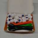 24 Packs Halloween Game Eyeball Spoon Relay Race Toy Set- Indoor Outdoor Party Supplies Decorations