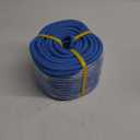 Double Braided Arborist Rigging Rope (1/2 in x 150 ft) Strong Polyester Rope 48 Strands for Tree Work Climbing Pulling Swing Sailing, Blue/Red