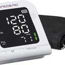 SmartHeart Blood Pressure Monitor | WideRange Upper Arm Cuff | Audible English Spanish Instructions and Results for Visually Impaired | 199Reading Memory