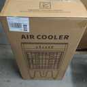 Swamp Cooler Air Conditioner with Dry Burn Protection, 4-in-1 Evaporative Air Cooler with 7-Gal Water Tank, 4 Modes, 3 Speeds, Remote, 12H Timer, Portable Windowless AC for Bedroom Home Office