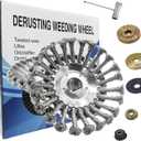 10 Inch Steel Wire Rotary Weed Brush Cutter Trimmer Head for Weed Cutter Eater