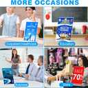 EHWINE 12 Pack Acrylic Sign Holder 8.5 x 11, L Shape Clear Plastic Display Stand, Slanted Back Picture Frame Menu Flyer Paper Display Stand up Table Top Sign Holders for Restaurant, Office and School