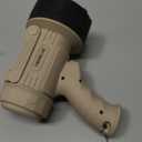 YIERBLUE Rechargeable Spotlight Flashlight with 2000000 High Lumen LED, IP67 Waterproof Long Running Spot Light searchlight, Impact Resistant Handheld Spotlight with Foldable Stand and Red Lens (Pearl)